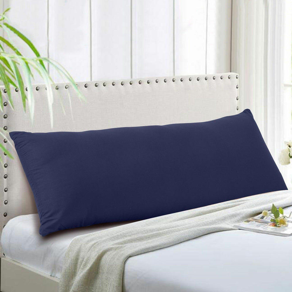 Evolive Microfiber Body Pillow Cover Replacement 21"x 54" with Zipper Closure